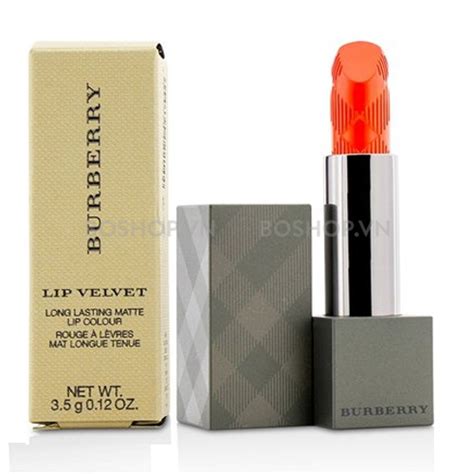 Burberry Lip Velvet Matte No. 412 Orange Red 